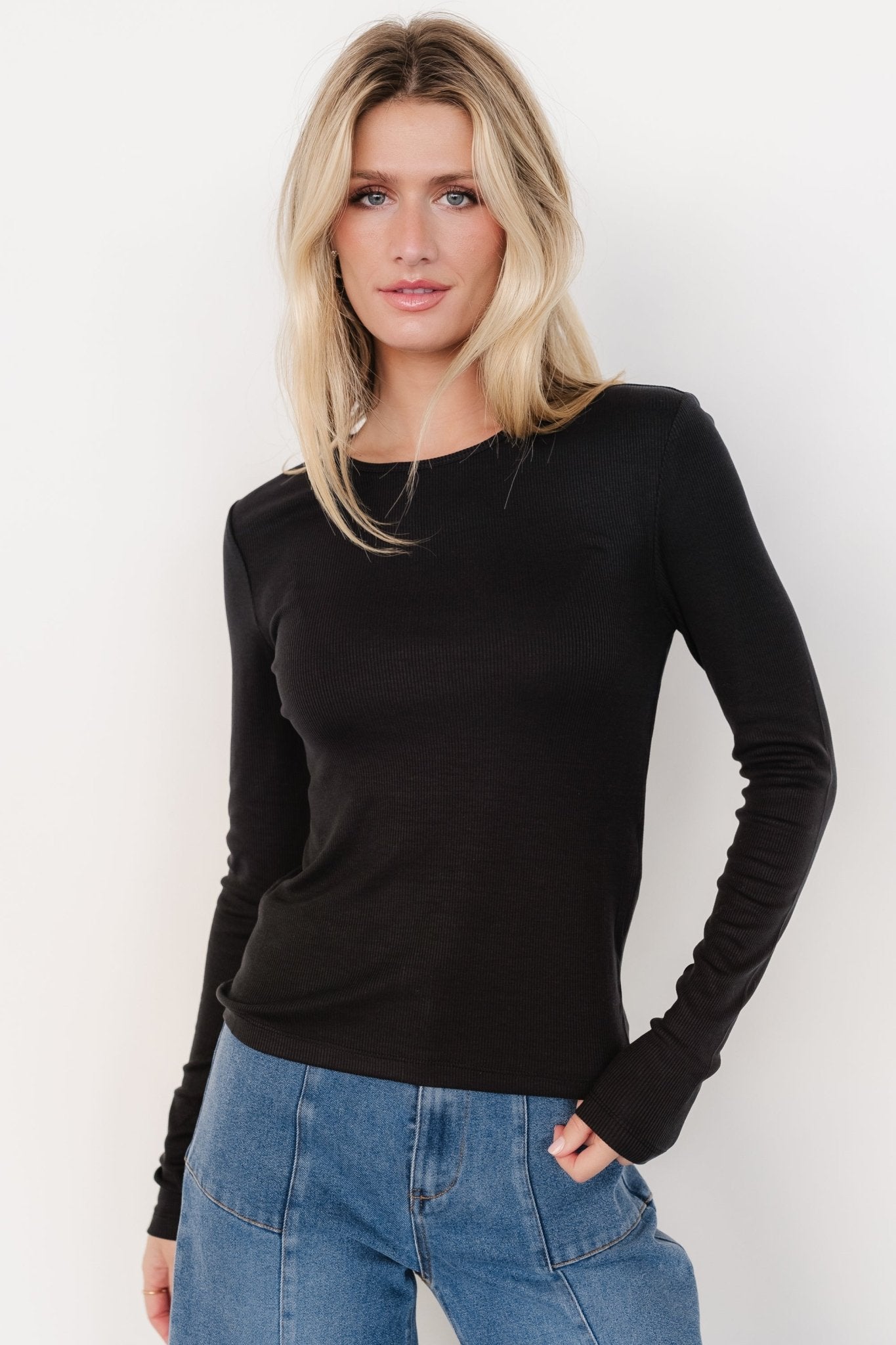 Ribbed Tencel Top for Women | Stretchy & Lightweight | Menka