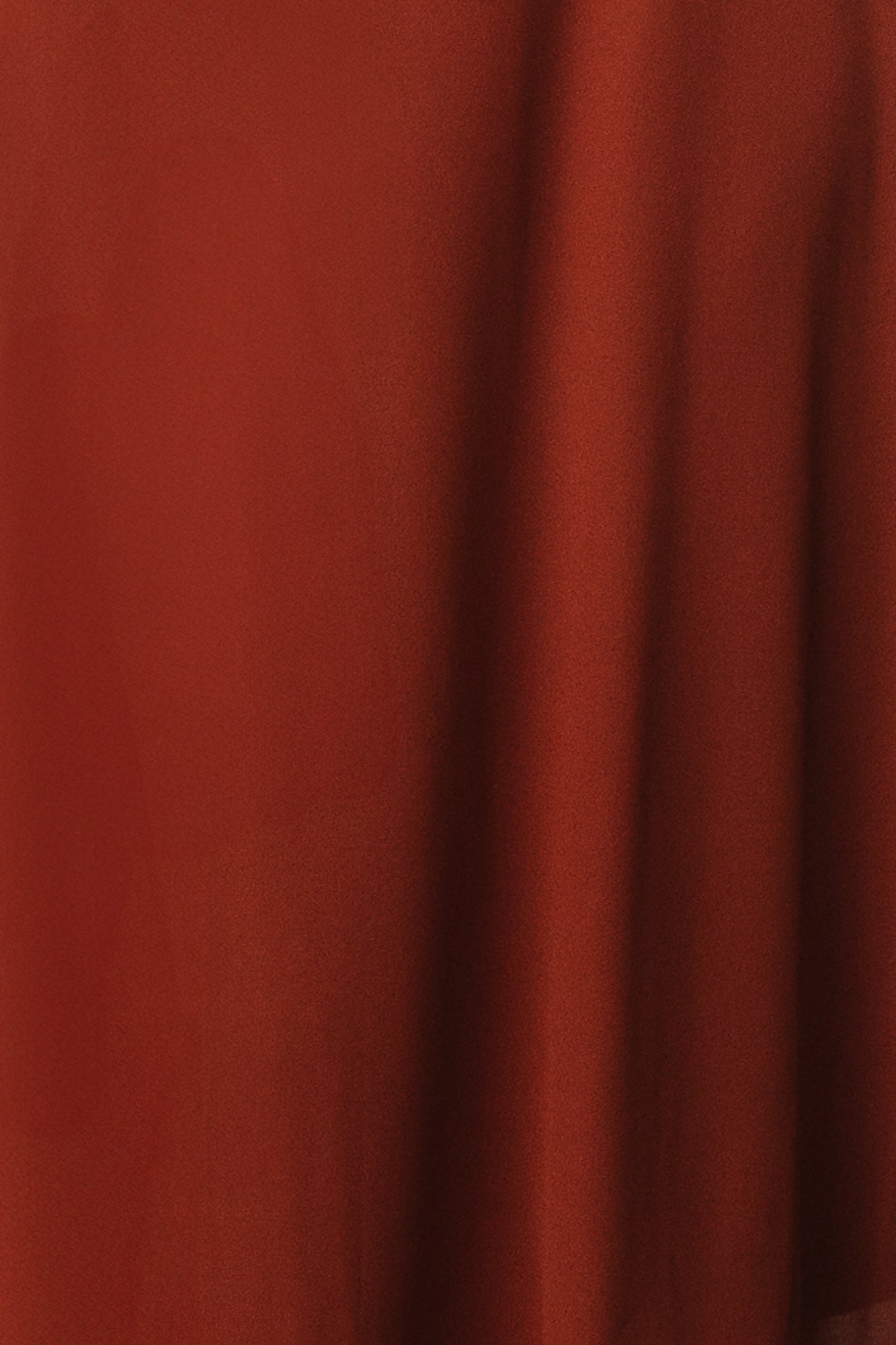Colette Chiffon Fabric Swatch | Lightweight Cinnamon Sample