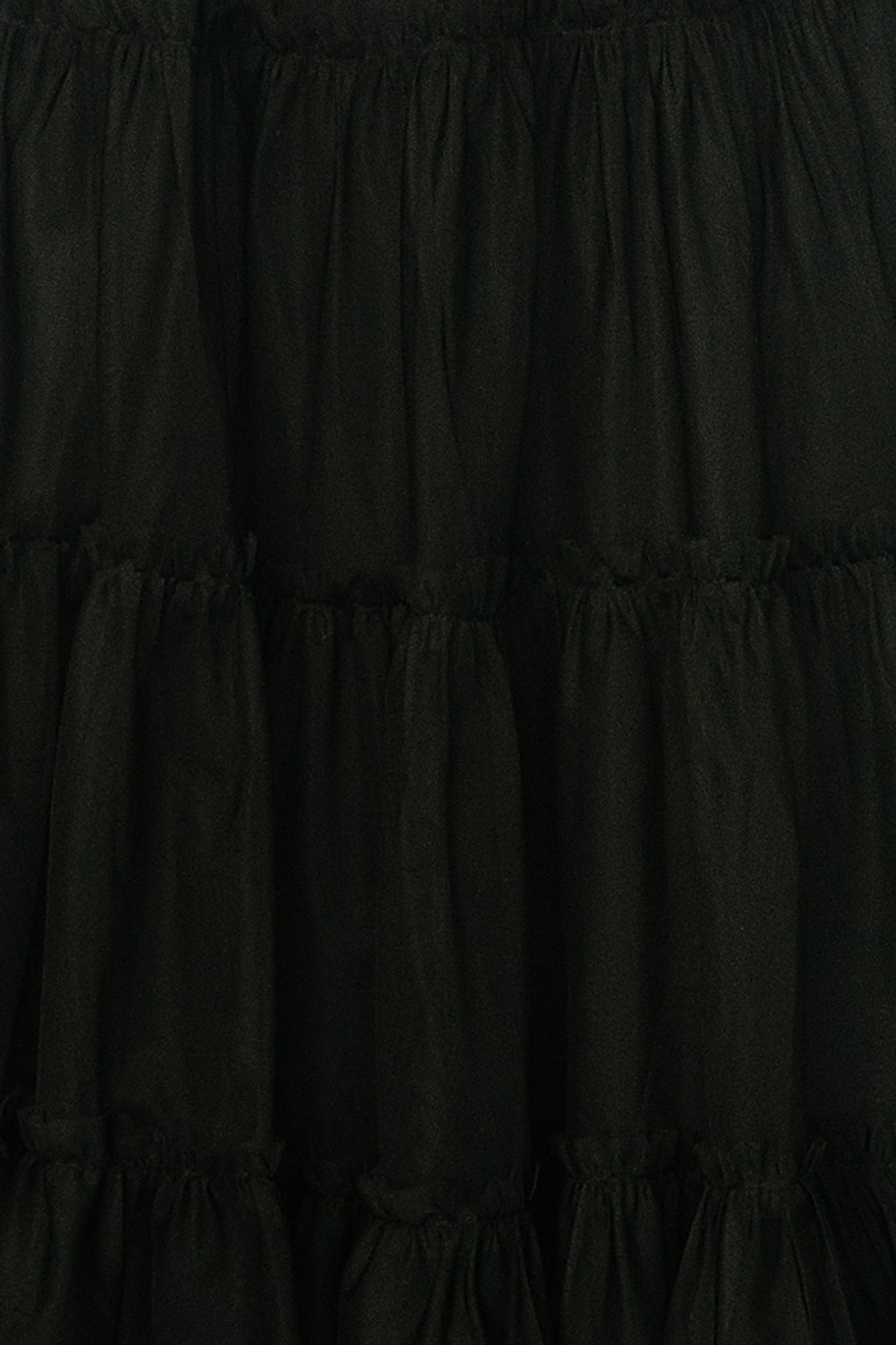 Emma Tulle Fabric Swatch | Black 3x4" Lightweight Sample