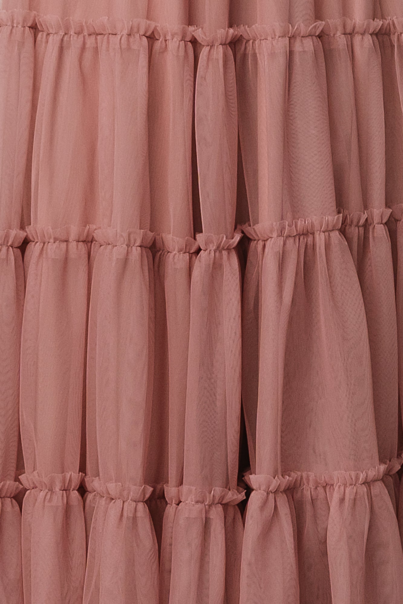 Emma Tulle Fabric Swatch - Dusty Rose | Lightweight Material