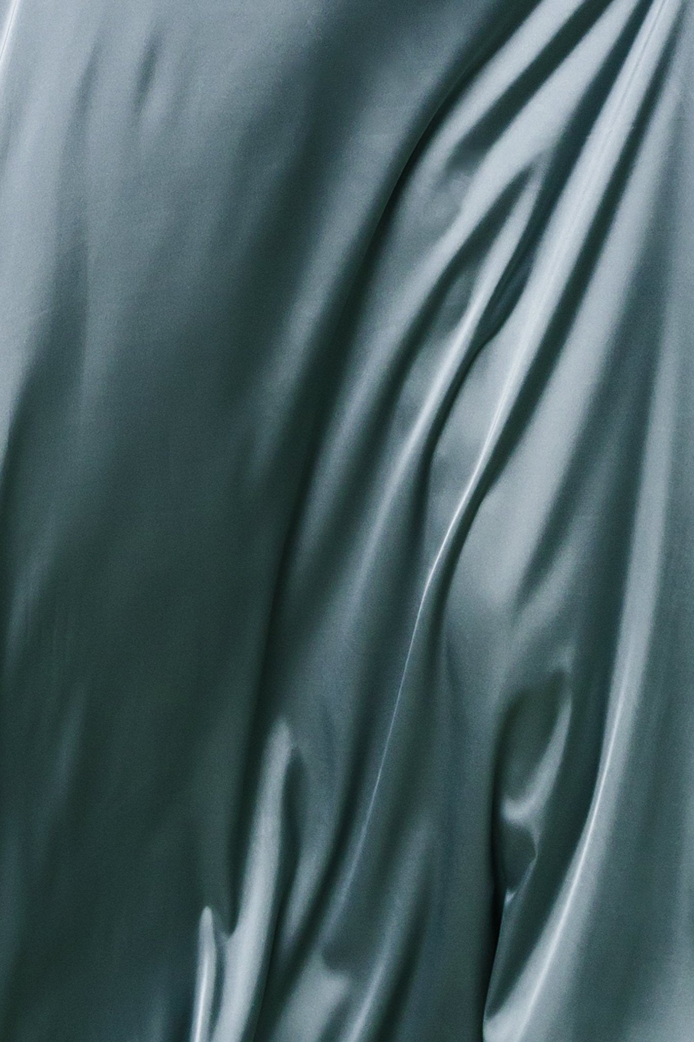 Vara Satin Fabric Swatch | Dusty Blue 3x4" Sample