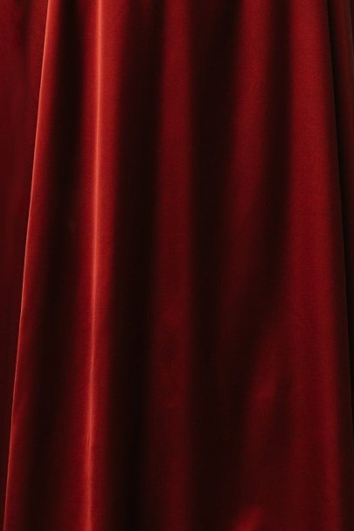 Vara Satin Fabric Swatch - Terracotta | Lightweight & Stretchy