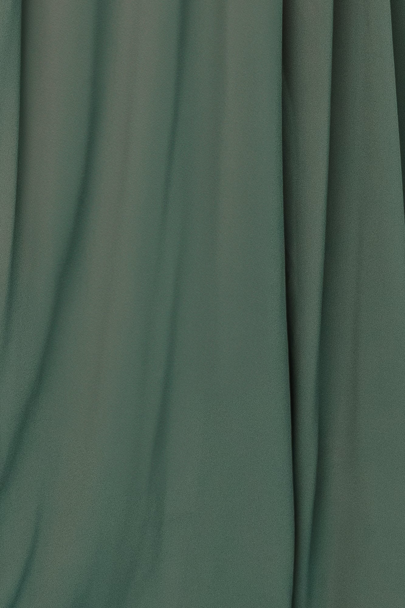 Victoria Chiffon Fabric Swatch | Dark Sage Color Sample
